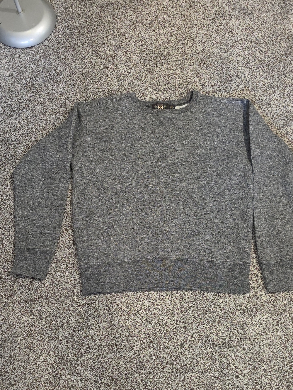 Ralph Lauren Double RL Men's Gray Heather Crewneck Sweater